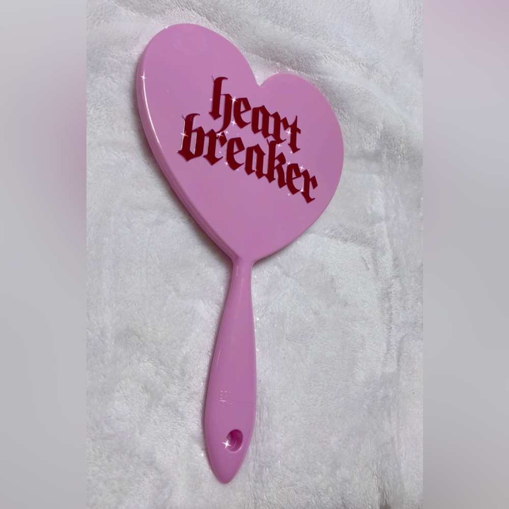 Pink Heart Hand Mirror "heart breaker" jeffree star